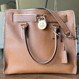 Michael Kors Brown Leather Satchel